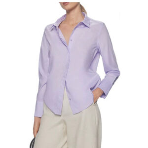 Women's JONES & CO Lavender Button Down Shirt Size 8